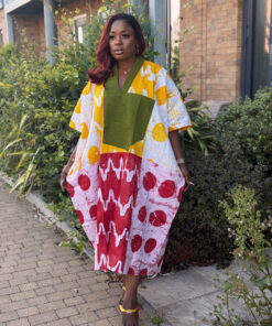 EGWA Midi Adire Kaftan