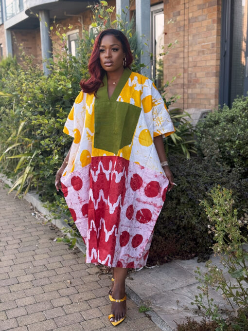 EGWA Midi Adire Kaftan