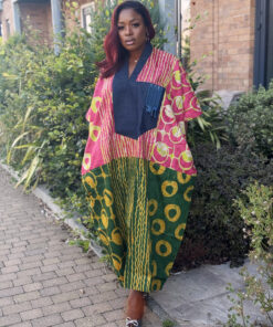 BOKOR Midi Adire Kaftan