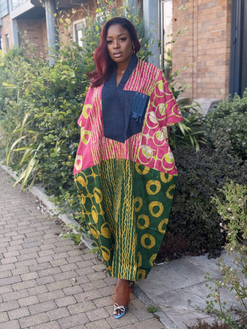 BOKOR Midi Adire Kaftan