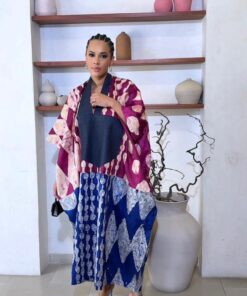 OKI Midi Adire Kaftan