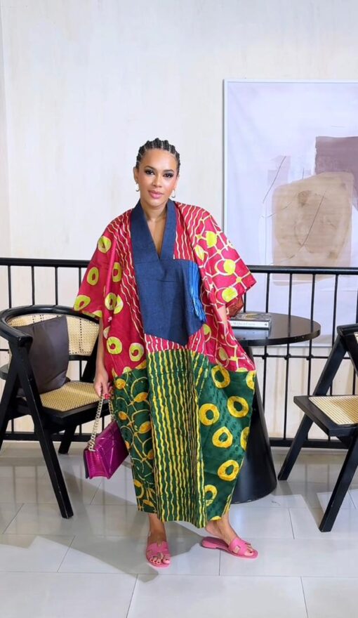 BOKOR Midi Adire Kaftan